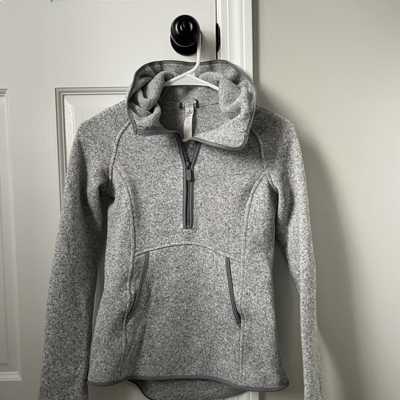 lululemon athletica Tops - Lulu lemon half zipped hoodie. Only worn once for a ski trip.